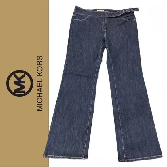 Michael Kors Women’s Belted Jeans‎ - Size 18 - Picture 1 of 3